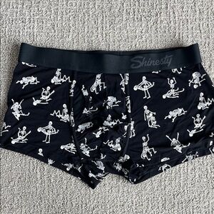 Shinesty Black Skeleton Boxer Briefs